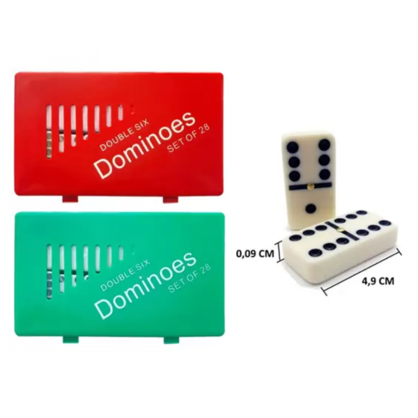 DOMINO PLASTICO 28PCS MILAMINE REF: XH-0105